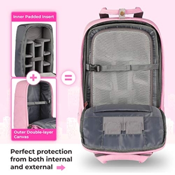 Stylish TARION Camera Backpack for Women with Laptop Holder