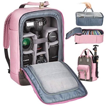 Stylish TARION Camera Backpack for Women with Laptop Holder