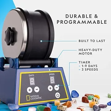 National Geographic Rock Tumbler Kit for All Ages