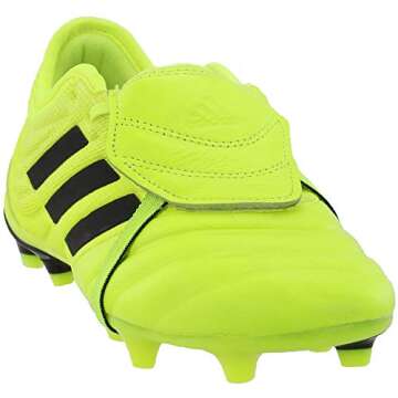 adidas Men's Copa Gloro 19.2 Firm Ground Soccer Shoe - Solar Yellow/Black/Yellow, Size 8.5
