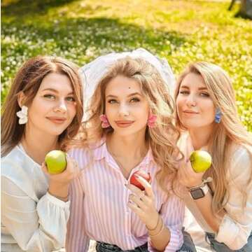 Unique Irregular Flower Stud Earrings for Women