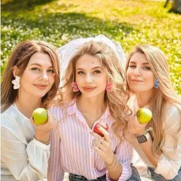 Unique Irregular Flower Stud Earrings for Women