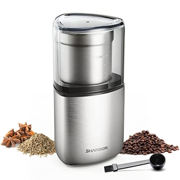 SHARDOR Electric Coffee Bean Grinder with Removable Bowl for Versatile Grinding