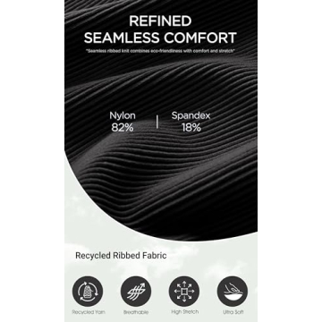 ODODOS Women's Seamless Crop Camisole 3-Pack for Comfort