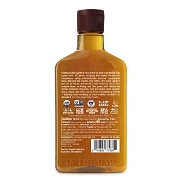 Organic Agave In The Raw Light Agave Nectar 18.5 Oz