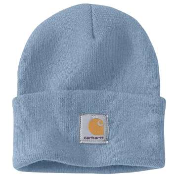 Carhartt Stretchable Rib-Knit Beanie for Winter Warmth and Style