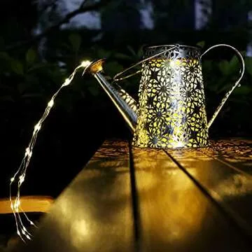 VOOKRY Solar Watering Can Lights, 2 Pack Large Hanging Lanterns Outdoor Waterproof Garden Decor Outside Decorations for Patio Yard Porch Lawn Landscape Gardening Gifts for Mom Women Grandma Birthday