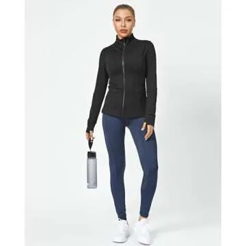 QUEENIEKE Women Athletic Jacket Comfort Fit Running Outerwear