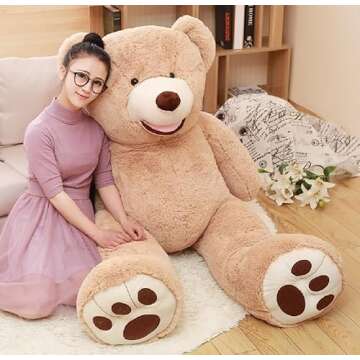MorisMos Big Plush Teddy Bear - Premium Soft Companion