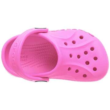 Crocs Kids' Baya Clog Neon Magenta for Toddlers