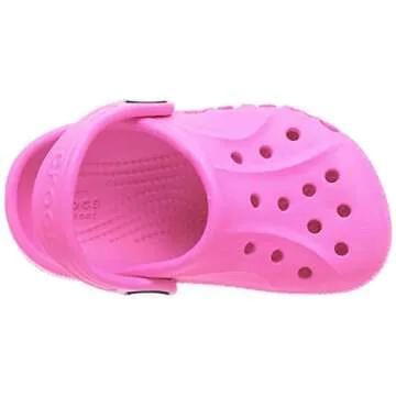 Crocs Kids' Baya Clog Neon Magenta for Toddlers