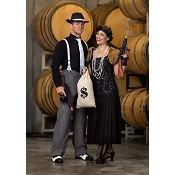 Men's 1920s Gangster Costume for Halloween Parties