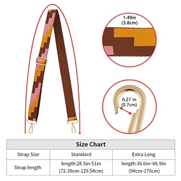 Stylish Adjustable Guitar Strap for Any Bag