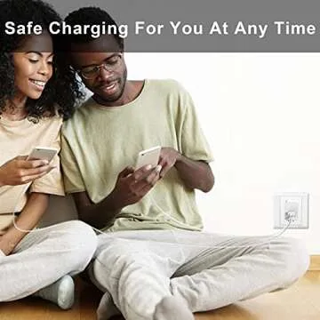 USB C Charger Block, Compatible for Apple Watch Charger Block, Dual Port Type C iWatch Charger Block Adapter Compatible for Apple Watch Series 9 8, iPhone 16/16 Pro/16 Pro Max, White