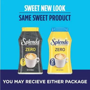 SPLENDA Zero Liquid No Calorie Sweetener - Perfect for Beverages and Baking, 1.68 Fl Oz