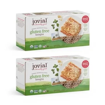Jovial Whole Grain Brown Rice Lasagna Pasta - Organic, Gluten Free, Dairy Free, Made in Italy - 9 Oz...