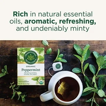 Organic Peppermint Tea for Digestive Health - 96 Bags