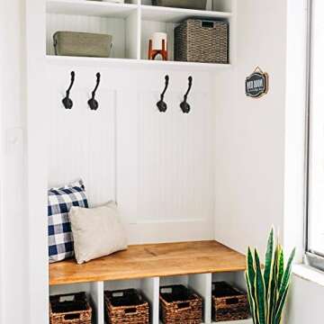 Decorative Heavy Duty Cast Iron Hooks for Home Decor