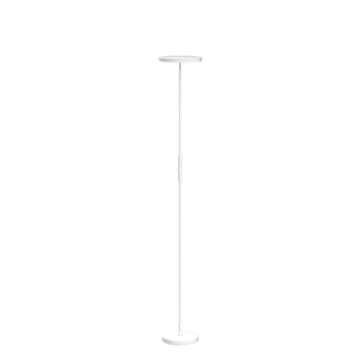 JOOFO Floor Lamp,30W/2400LM Sky LED Modern Torchiere 3 Color Temperatures Super Bright -Tall Standing Pole Light with Remote & Touch Control for Living Room,Bed Room,Office (Pearl White)