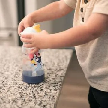 Bluey Sip & See Toddler Water Bottle for Fun Hydration