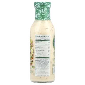 Walden Farms Chipotle Ranch Dressing - Calorie-Free, Gluten-Free, Low Carb, Keto-Friendly, Sugar-Fre...