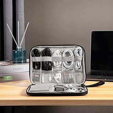 Electronic Organizer for Travel & Cord Management