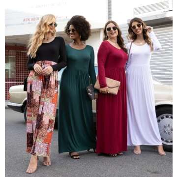 Stylish VIISHOW Women's Maxi Dress with Pockets