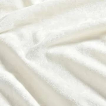 PHF Velvet Fitted Sheet Queen Size Luxury Soft Cozy