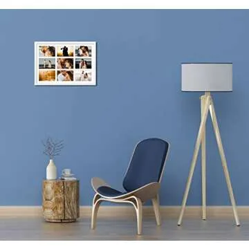 Beautiful 13.6x19.7 White Photo Frame for Stylish Displays