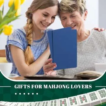 Seenelling 4 Pcs Large Mahjong Tile Mixer Plastic Shuffler for Mixing and Shuffling Tiles 8.86 x 6.18 Inches for Mahjong Lovers Playing Game