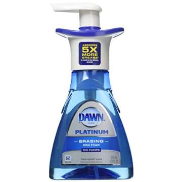 Dawn Platinum Dishwashing Foam, Fresh Rapids, 10.1 Ounce - Unmatched Grease Cutting Power