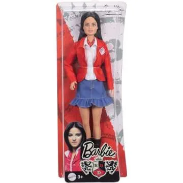Barbie Doll & Accessories, Lupita Wearing Removable School Uniform with Boots, Necktie & Long Blonde Hair, Inspired by Rebelde & RBD (Amazon Exclusive)