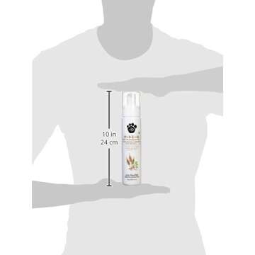 John Paul Pet Oatmeal Waterless Foam Shampoo, Sensitive Skin Formula for Dogs and Cats, 8.5 fl. oz.