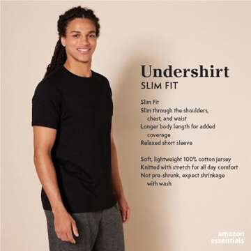 Amazon Essentials Men's Crew Neck T-Shirts, Pack of 6, Versatile Basics, X-Large, White