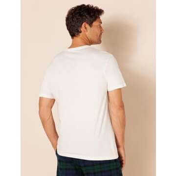 Amazon Essentials Men's Crew Neck T-Shirts, Pack of 6, Versatile Basics, X-Large, White