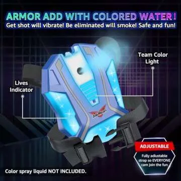 Rechargeable Laser Tag Set with Vests, 2024 Upgrade Laser Tag Guns Set of 4, Multi Player Laser Tag Set for Kids Toy for Teen Boys & Girls, Indoor&Outdoor Toy Play Game Gift,Ages 8+
