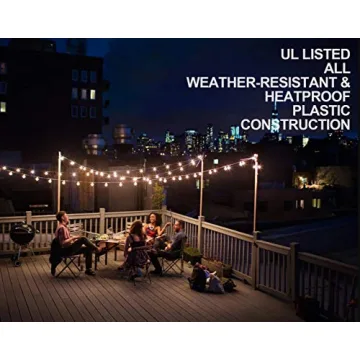 Lampat String Lights, LED 25Ft G40 Globe String Lights with Bulbs-UL Listd for Indoor/Outdoor Commercial Decor