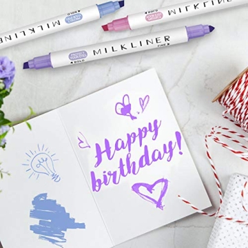 YOOUSOO Pastel Highlighters Set with Dual Tips - 12 Colors