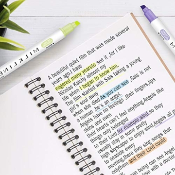 YOOUSOO Pastel Highlighters Set with Dual Tips - 12 Colors