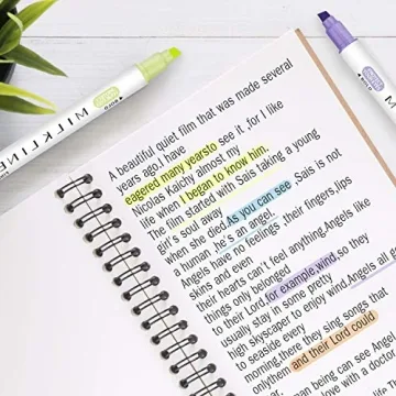 YOOUSOO Pastel Highlighters Set with Dual Tips - 12 Colors