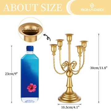 Elegant 5-Arm Candelabra for Weddings and Events