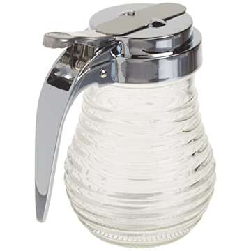 American METALCRAFT, Inc. 6 oz Beehive Syrup Dispenser Black