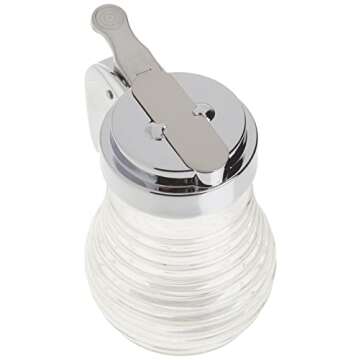 American METALCRAFT, Inc. 6 oz Beehive Syrup Dispenser Black