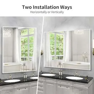 OICHA 24x36 Bathroom Mirror - Elegant & Modern Design