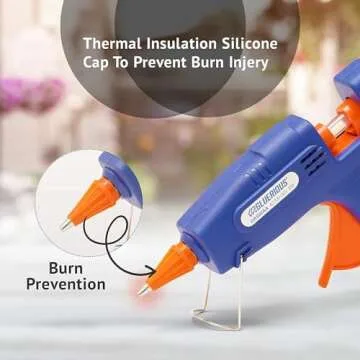 Gluerious Mini Hot Glue Gun for Craft Projects and Repairs
