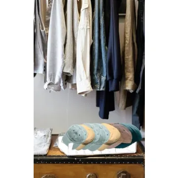 Adouiry 2 Pack Acrylic Hat Organizer Shelf - Clear Hat Organizer Holder Rack for Closet Shelf - Hat Stand Dispaly for Multiple Baseball Caps