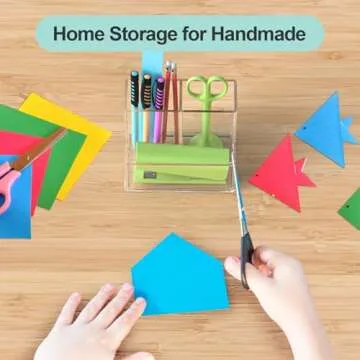 runzoos Pen Holder for Desk, Acrylic Pencil Holder for Desk, Makeup Brush Holder Organizer for Vanity, Pen Pencil Organizer Cup, Office Desk Organizers and Accessories, Office Desk Organization