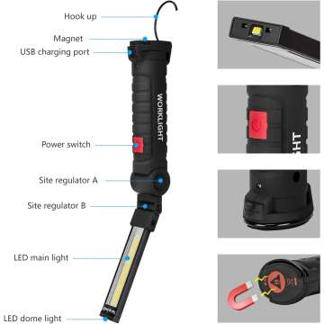 Rechargeable LED Work Lights - Gifts for Men