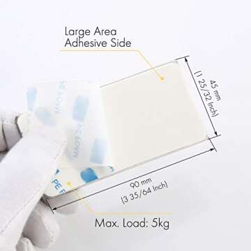 KES Self-Adhesive Towel Bar - Durable & Stylish