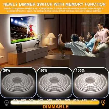 PAUTIX 5V USB LED Strip Light 6.56ft/2m, 640LEDs 1200lm Dimmable COB LED Strip 6000K Daylight White CRI85+ USB Powered Backlight for Sewing Machine,Mirror, Cabinet, Wardrobe, DIY Lighting Project